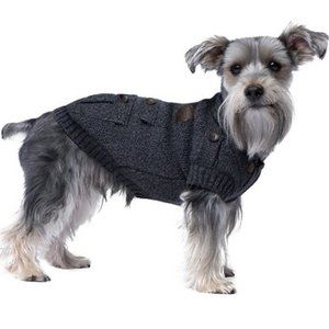 Dog Cardigan Sweater_CANADA POOCH